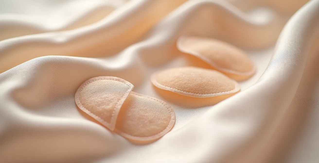 Présentation élégante de différentes solutions de lingerie invisible pour robes dos nu